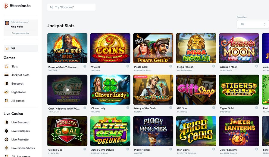 Landscape screenshot image #1 for Bit Casino IO