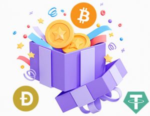 Cashback with Bitcoin, Dogecoin and USDT