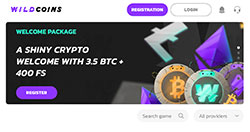 Wild Coins Crypto Casino