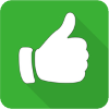 Thumbs up image indicating advantages for Spin Buffalo