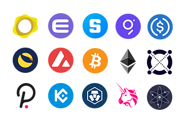 Crypto logos