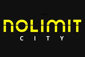 NoLimit City Yellow and White Logo